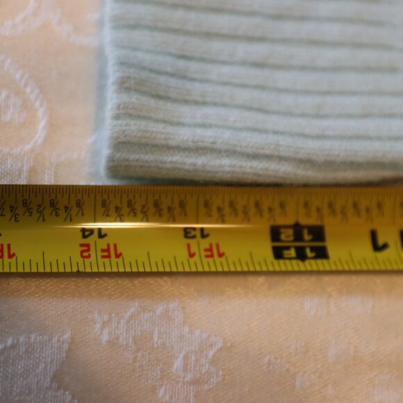 Lucidity Long Sleeve Soft Scoop Neck Mint Green Sweater Cozy Casual Pastel XL - Picture 10 of 12